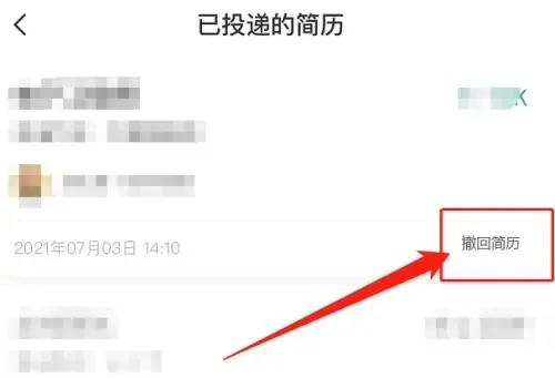 智联招聘怎么撤回投递申请-智联招聘教程