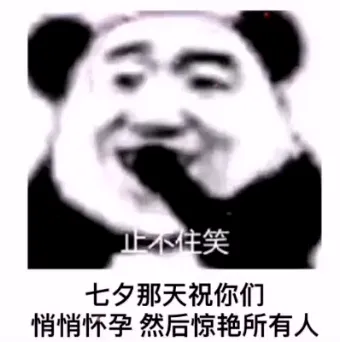 七夕那天祝你们悄悄怀孕然后惊艳所有人表情包-应用教程