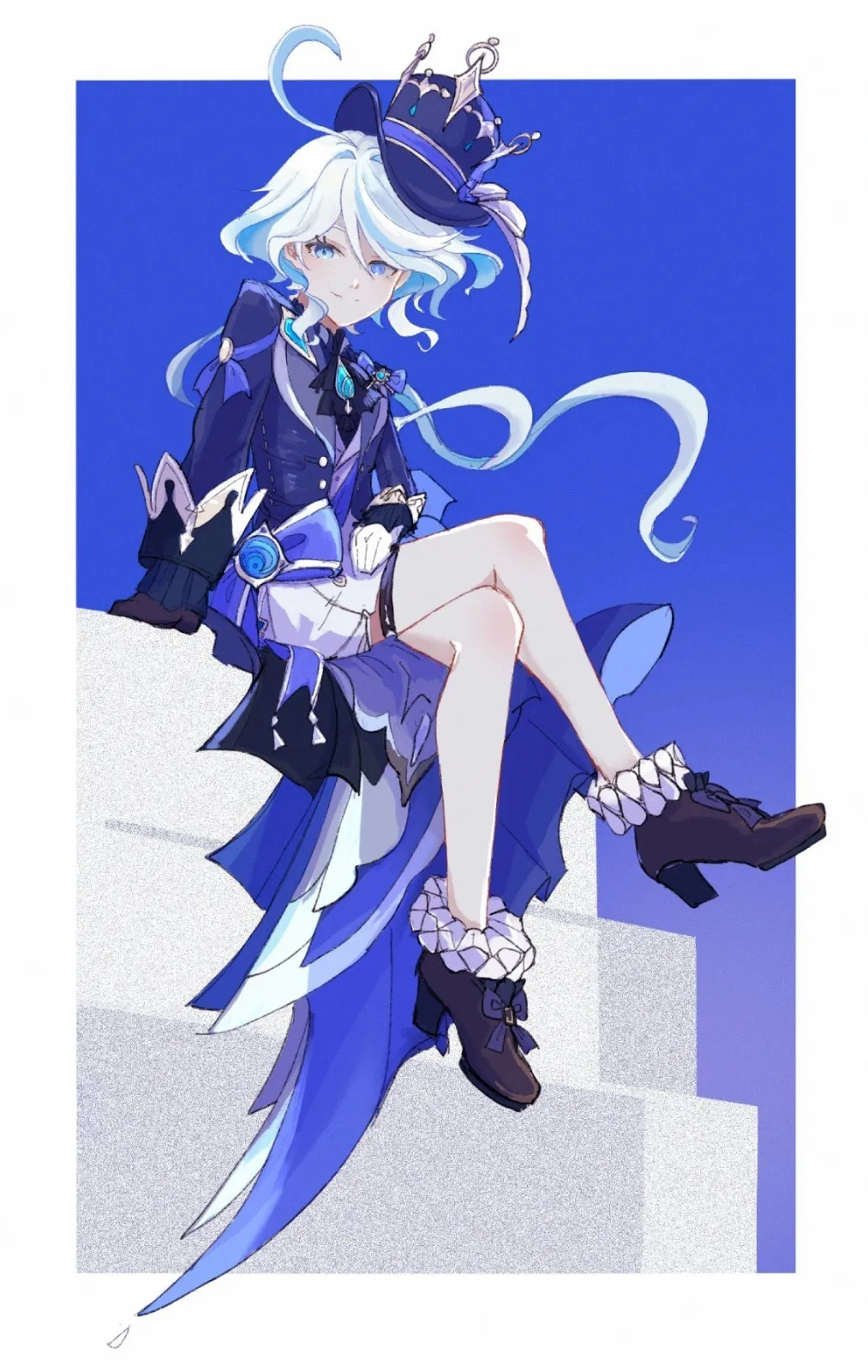 原神有哪些水神芙卡洛斯福利壁纸高清无水印图片-原神水神芙卡洛斯福利壁纸高清无水印图片分享