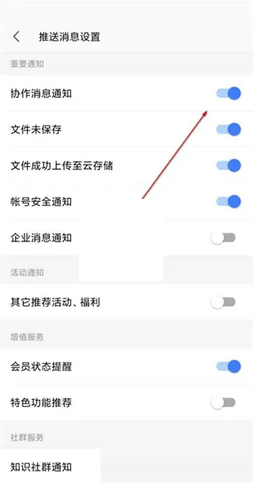 wps协作通知怎么关闭-WPS Office教程