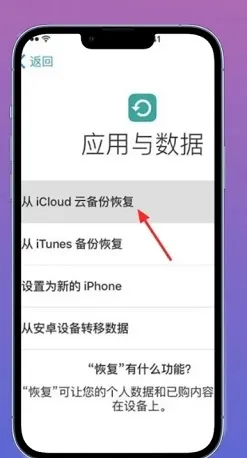 苹果云服务如何恢复数据-应用教程