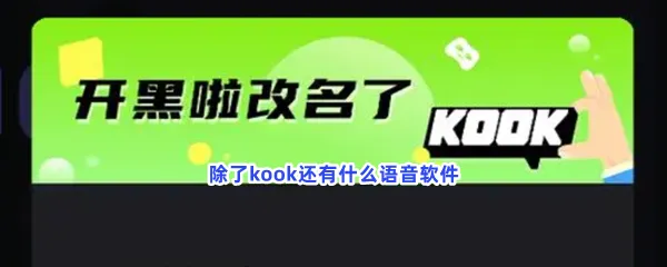 除了kook还有什么语音软件-和kook类似的软件介绍