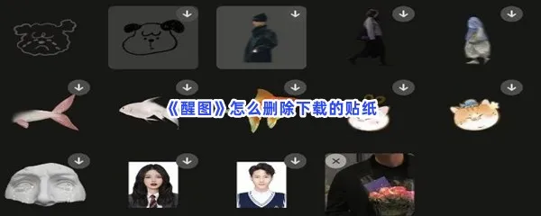 醒图怎么删除下载的贴纸-醒图删除下载的贴纸的流程一览