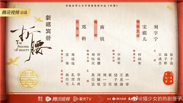 折腰电视剧男女主是谁-腾讯视频教程