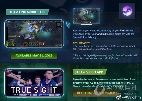 Steam将推出两款移动APP 能在手机畅玩PC游戏