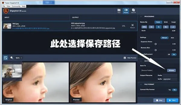 《Topaz Gigapixel AI》使用教程-应用教程