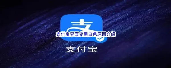支付宝界面怎么变成黑白色的了-2022支付宝界面变黑白色原因介绍分享
