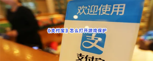 支付宝怎么打开游戏保护-支付宝打开游戏保护的步骤一览