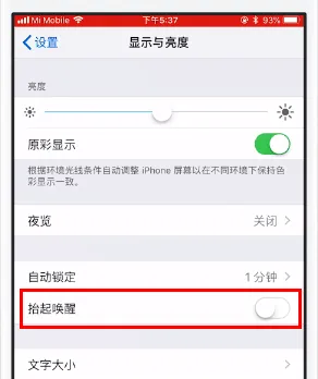 苹果抬起唤醒怎么设置-应用教程