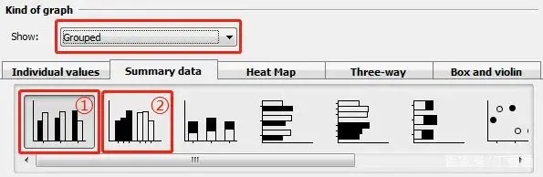graphpad怎么做柱状图-应用教程