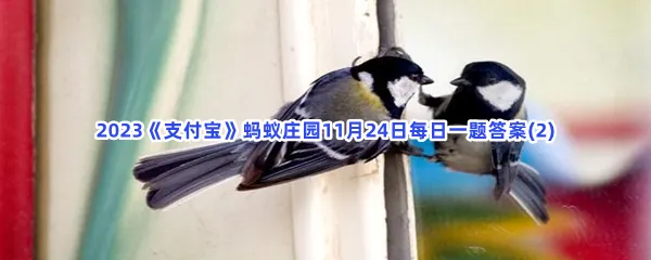 为了御寒越冬,鸟类在冬季通常会?-2023支付宝蚂蚁庄园11月24日每日一题答案(2)