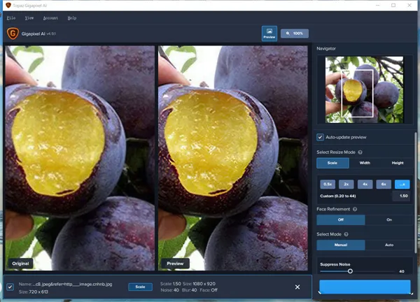《Topaz Gigapixel AI》使用教程-应用教程