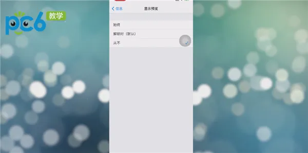iPhone短信怎么样不显示内容-应用教程