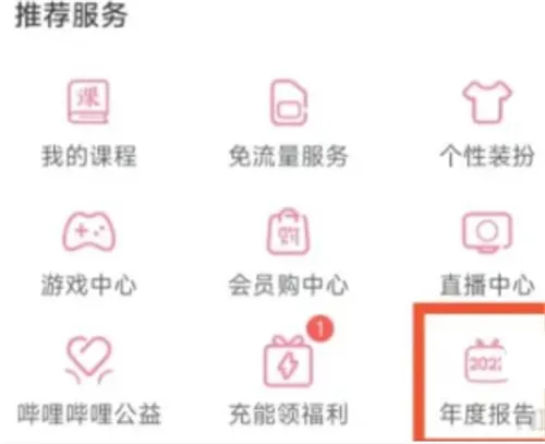 哔哩哔哩2022年度报告查看方法一览-哔哩哔哩教程
