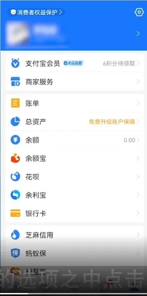 支付宝长辈模式怎么开-应用教程