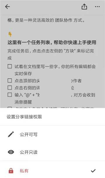 石墨文档怎么设置仅自己可见-石墨文档教程