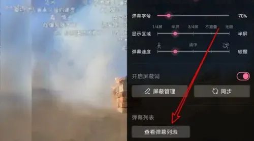 哔哩哔哩弹幕列表怎么看 手机查看弹幕教程