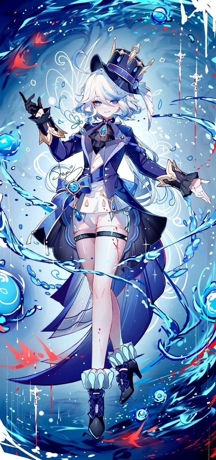 原神有哪些水神芙卡洛斯福利壁纸高清无水印图片-原神水神芙卡洛斯福利壁纸高清无水印图片分享