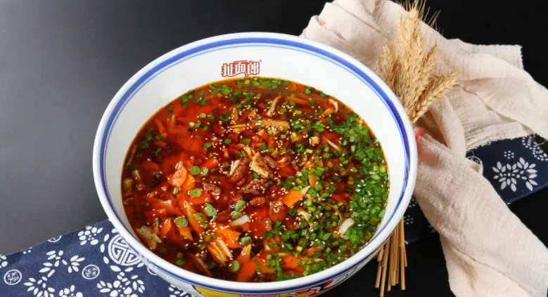 西北美食臊子面中的