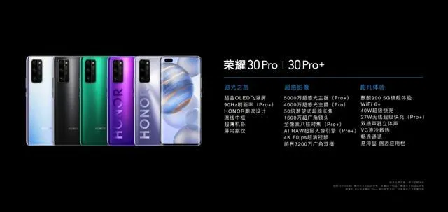 荣耀30 pro和pro+的区别-应用教程