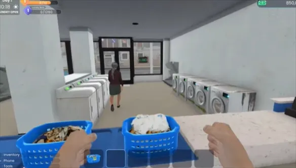 Laundry Store Simulator是否支持中文