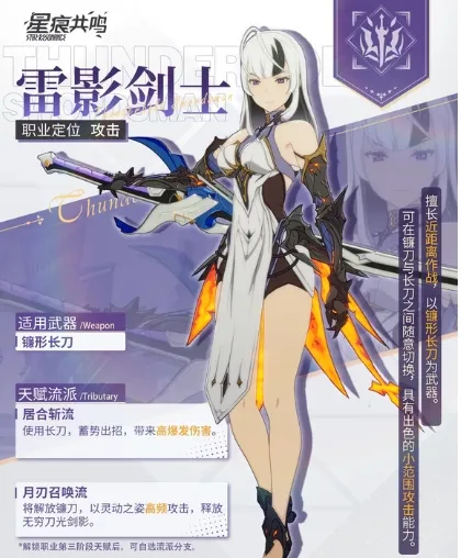 星痕共鸣敏捷系职业养成攻略 敏捷系职业如何养成