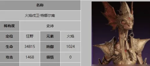 龙息神寂特娜尔南职业怎么样 龙息神寂特娜尔南天赋