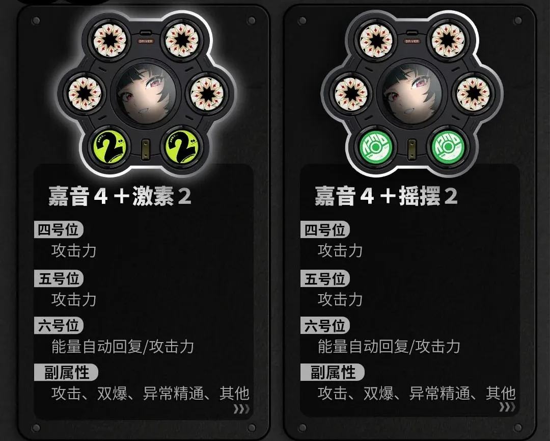 绝区零1.5耀嘉音选哪个驱动盘最好-耀嘉音驱动盘选择建议