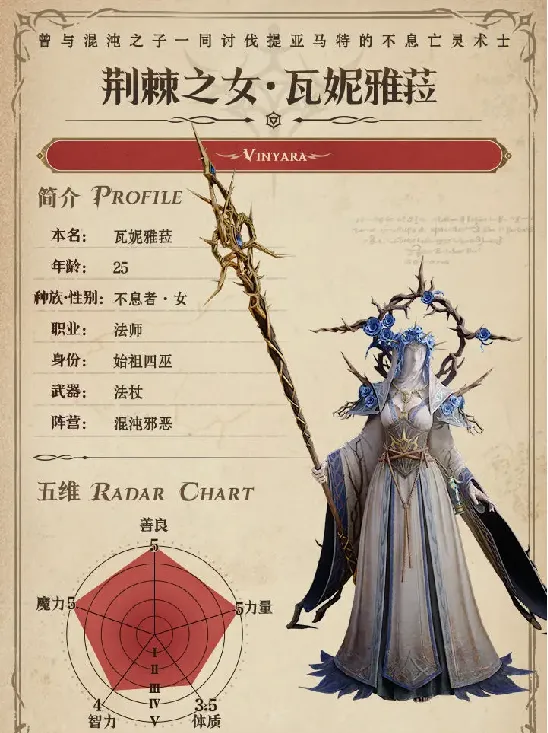 龙息神寂荆棘之女是谁 龙息神寂荆棘之女瓦妮雅菈技能分析