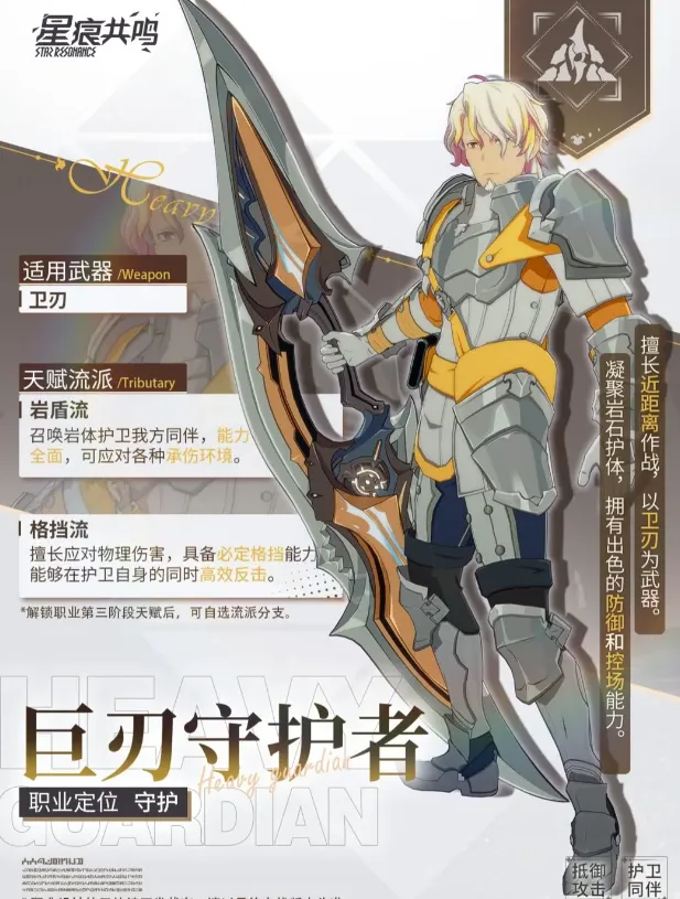 星痕共鸣六大职业介绍 星痕共鸣六大职业分别是谁