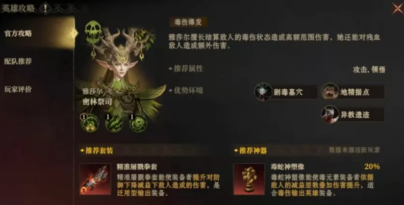 龙息神寂雅莎尔玩法有哪些 龙息神寂雅莎尔详细介绍