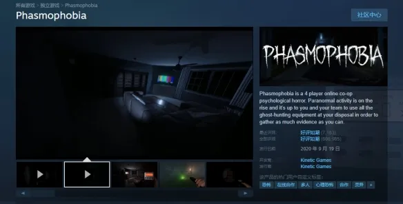 恐鬼症steam叫什么-恐鬼症游戏Steam名称介绍