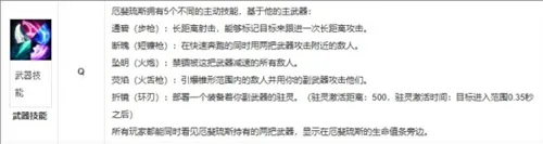 英雄联盟厄斐琉斯技能介绍一览