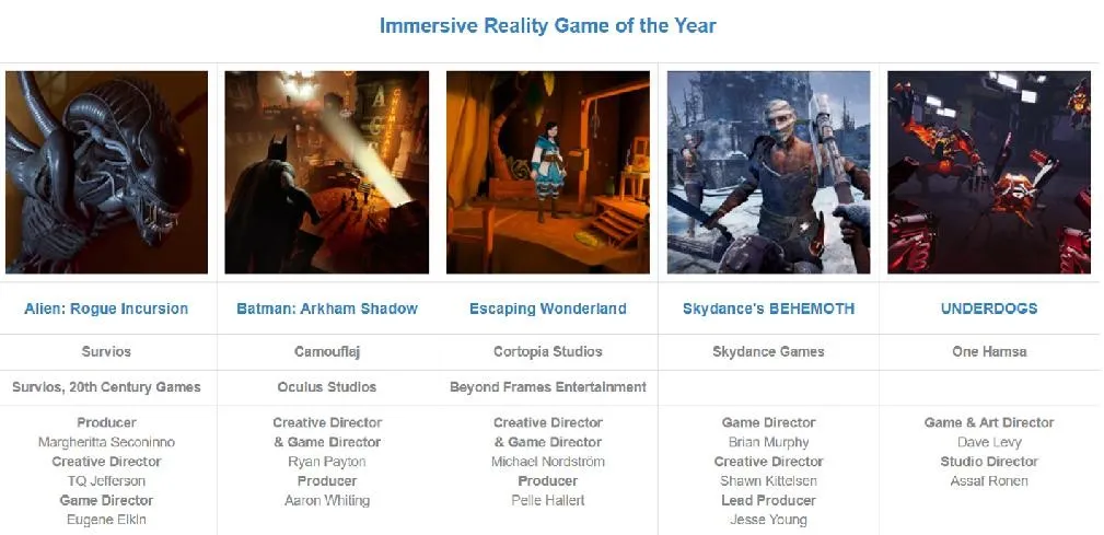 DICE Awards 2025各奖项得主公布，黑神话获杰出艺术指导奖