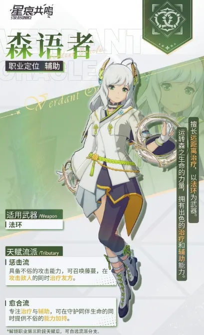 星痕共鸣职业系统介绍 星痕共鸣职业有哪些