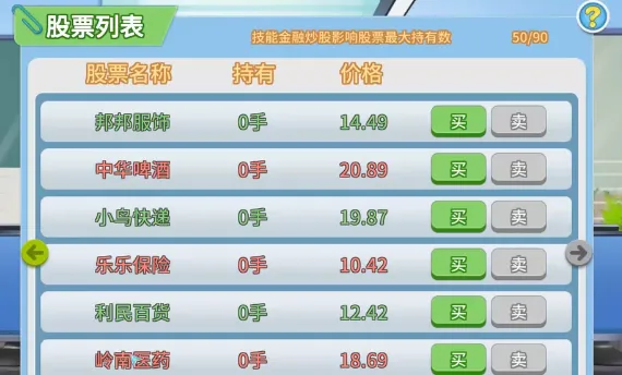 职场浮生记炒股开不开启 职场浮生记炒股开启有什么好处