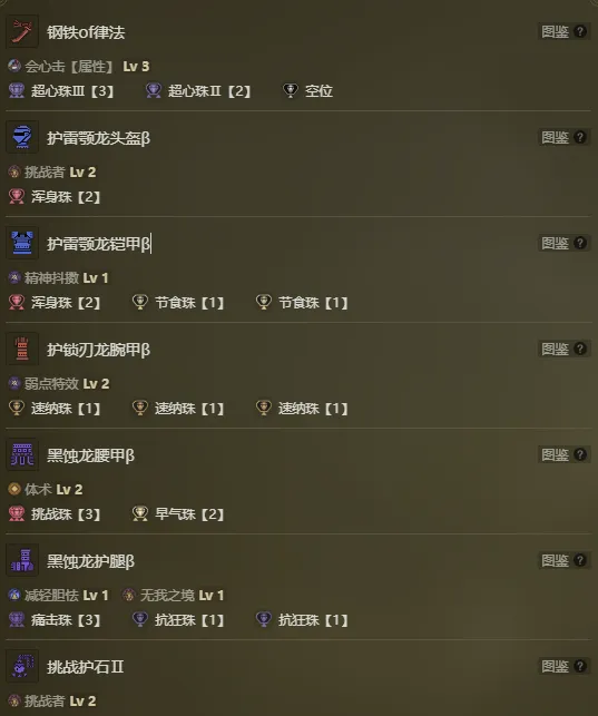怪猎荒野精神抖擞平a流太刀配装-精神抖擞平a流太刀配装推荐介绍