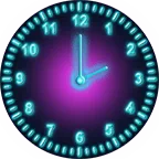 Neon Clock